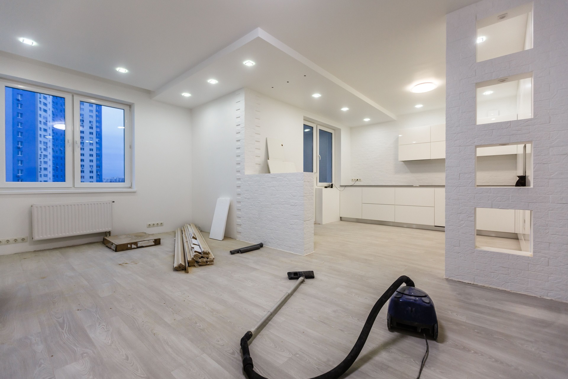 Picture of a post Construction cleaning in Calgary